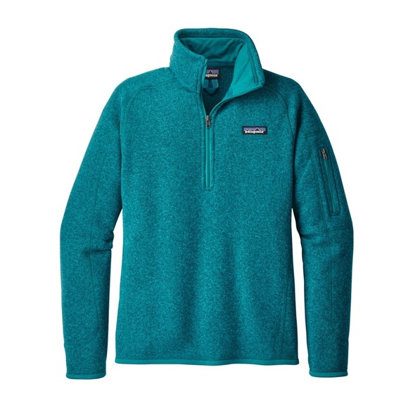 Patagonia Better Sweater Teal 1/4 zip‎ size medium - Picture 1 of 8